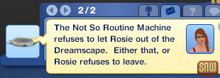 The Not So Routine Machine (premium content for The Sims 3)