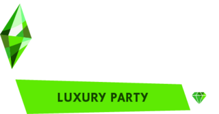 The Sims 4: Luxury Party Stuff logo