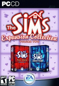 The Sims: Expansion Collection, volume two box art packshot