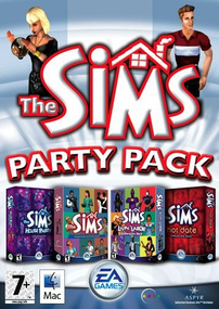 The Sims: Party Pack for Mac box art packshot