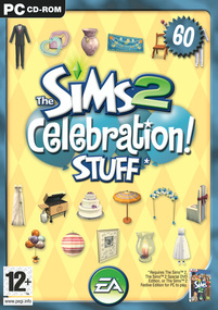 The Sims 2: Celebration! Stuff box art packshot