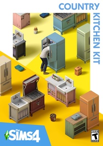 The Sims 4: Country Kitchen Kit packshot box art