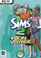The Sims 2: Bon Voyage box art packshot