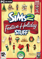 The Sims 2: Festive Holiday Stuff box art packshot