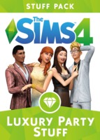 The Sims 4: Luxury Party Stuff box art packshot