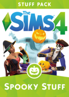 The Sims 4: Spooky Stuff box art packshot