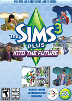 The Sims 3 Plus Into the Future packshot box art