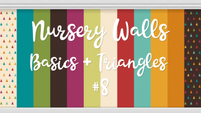 Nursery Walls Set #8 - Basics + Triangles