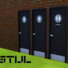 De Stijl Doors for The Sims 4