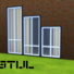 De Stijl Windows for The Sims 4