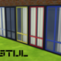 De Stijl Windows for The Sims 4