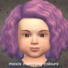 Maxis Matching Twist-out Hairdo for Toddlers