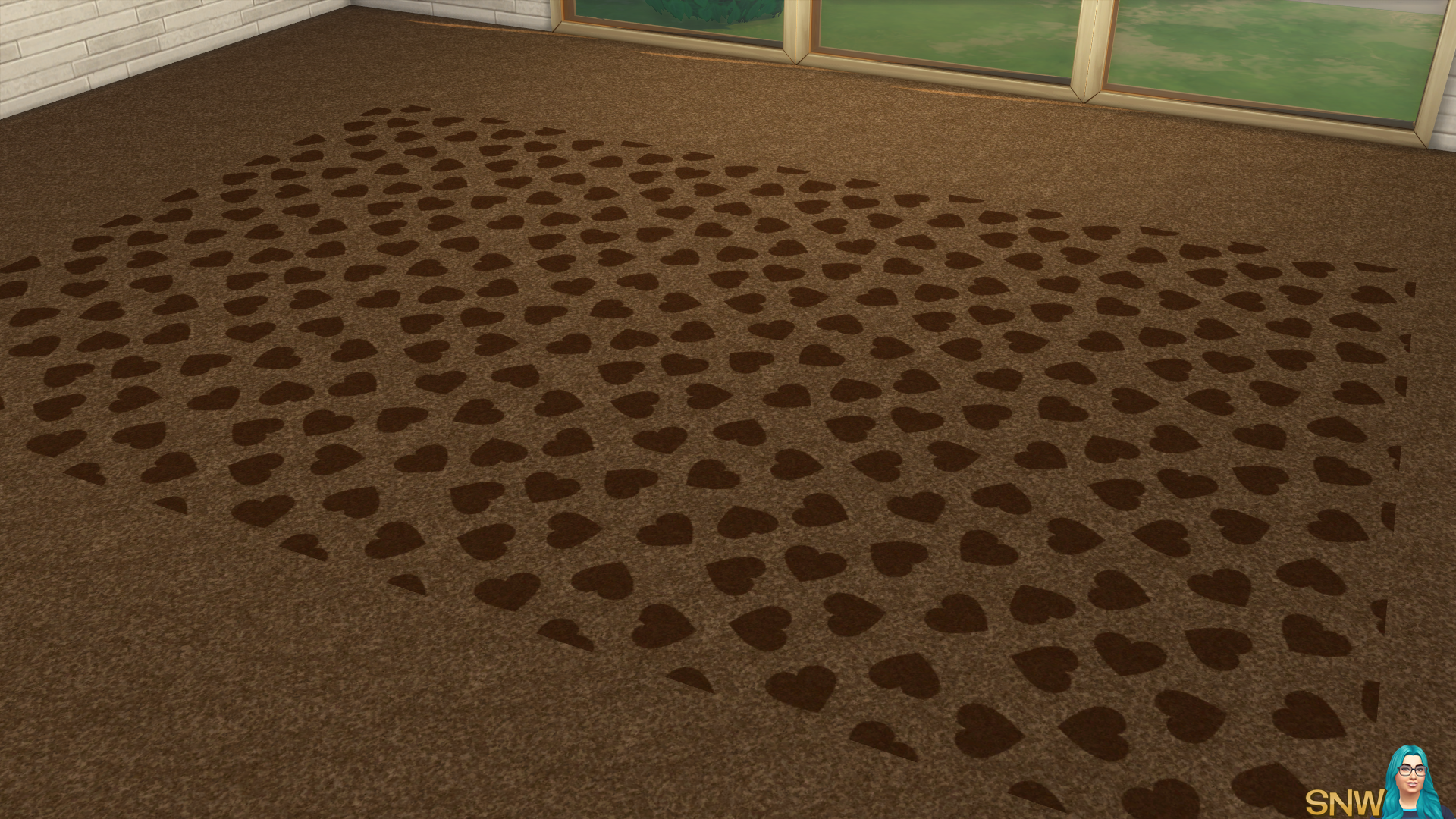 Valentine&#039;s Day 2018 / Love Carpets #8 (Hearts - Full - Small - Dark)