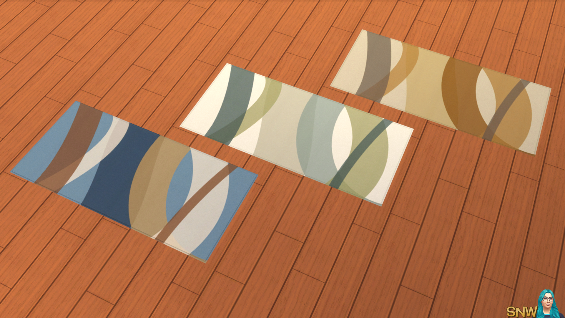 Abstract Rugs for The Sims 4