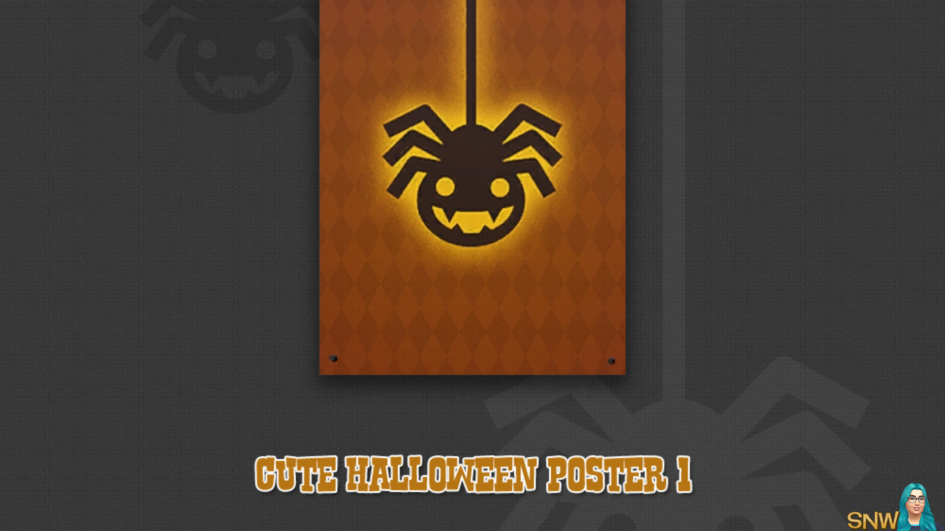 Cute Halloween poster #1 (Spidey)