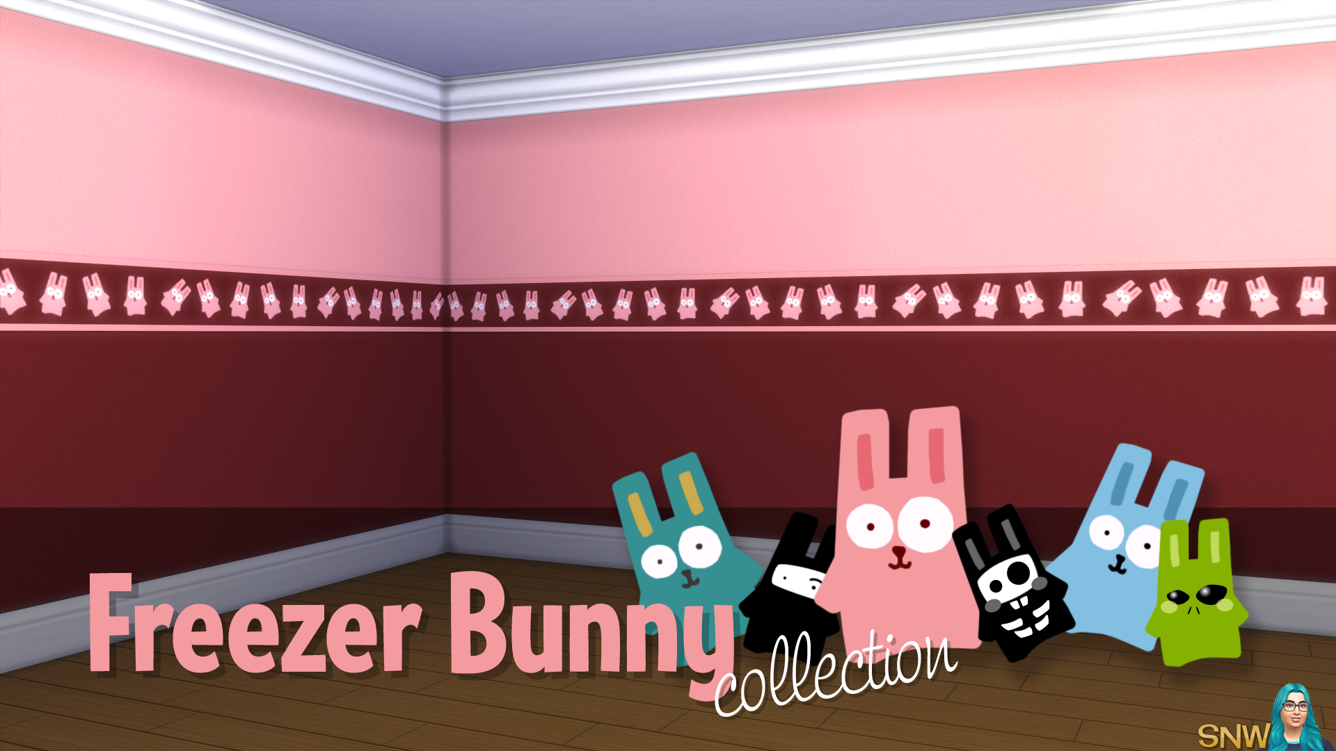 Freezer Bunny Collection: Middle Border Wallpapers