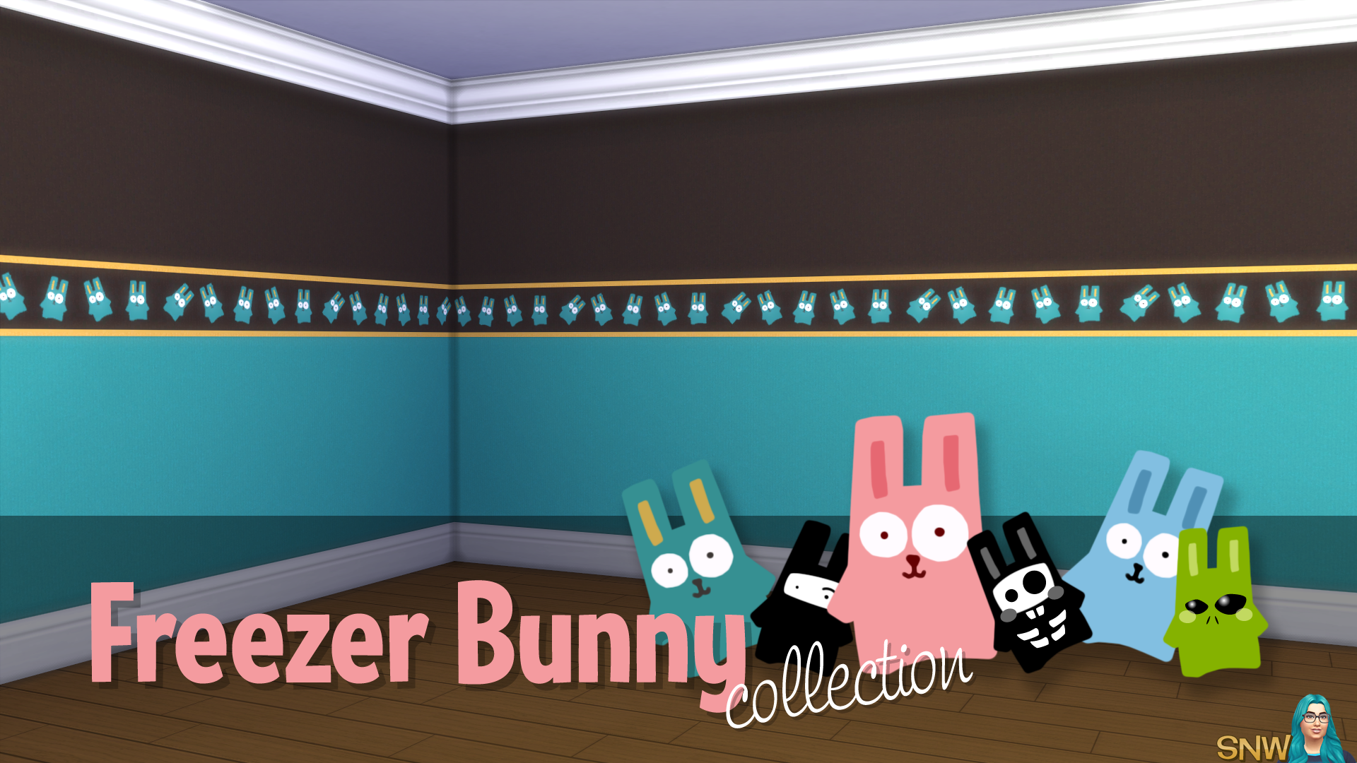 Freezer Bunny Collection: Middle Border Wallpapers