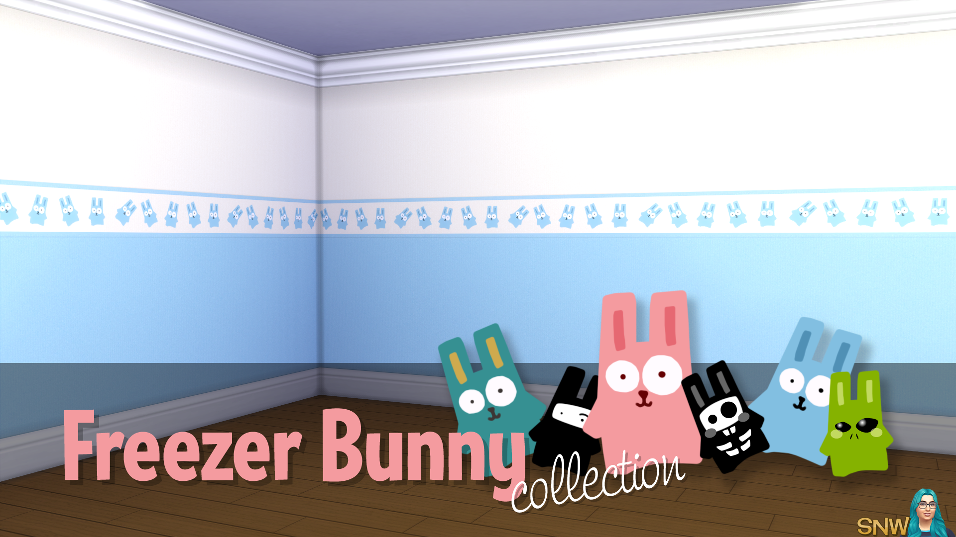 Freezer Bunny Collection: Middle Border Wallpapers