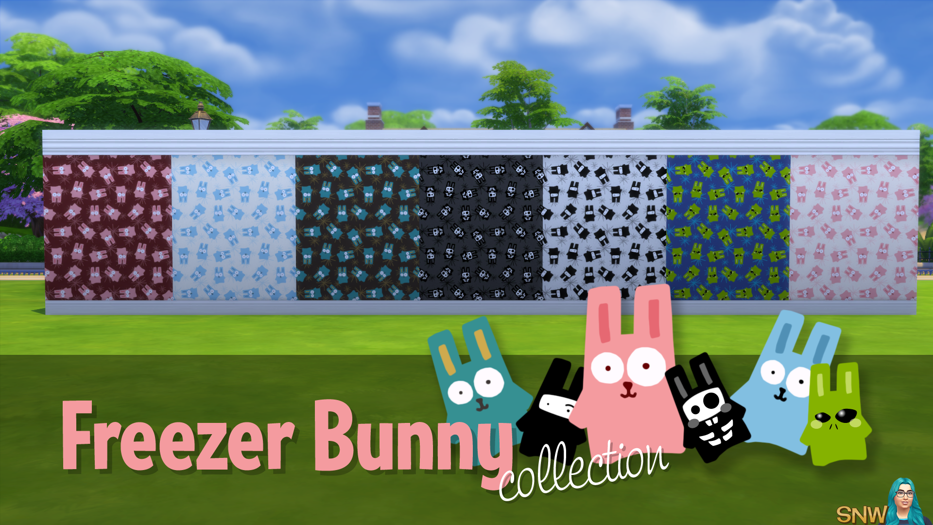 Freezer Bunny Collection: Big Bunnies/Starburst Wallpapers