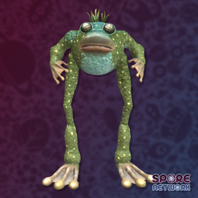 King Froggy Spore Creature by Rosana at SporeNetwork