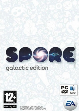 Spore (Galactic Edition) box art packshot European UK EU