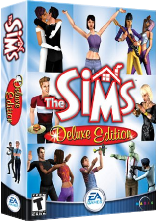 The Sims: Deluxe Edition box art packshot US