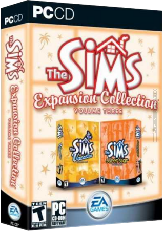 The Sims: Expansion Collection, volume three box art packshot