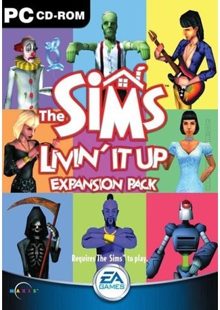 The Sims: The Sims: Livin&#039; It Up box art packshot