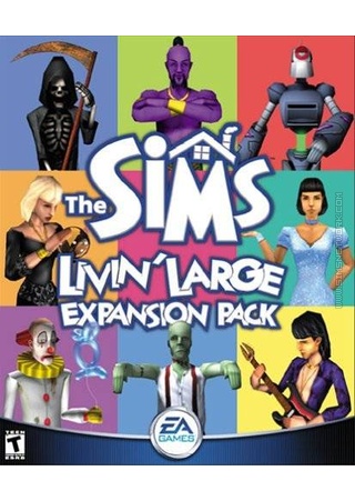 The Sims: Livin&#039; Large box art packshot