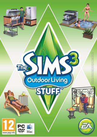 The Sims 3: Outdoor Living Stuff box art packshot