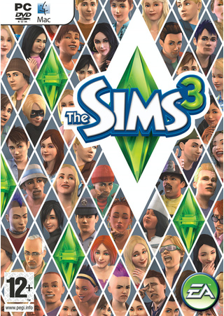 The Sims 3 box art packshot