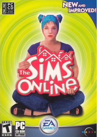 The Sims Online (New and Improved) box art packshot