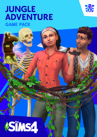 The Sims 4: Jungle Adventure packshot cover box art