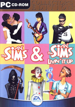 The Sims: Collector's Edition box art packshot