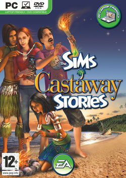 The Sims: Castaway Stories box art packshot