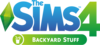 The Sims 4: Backyard Stuff logo