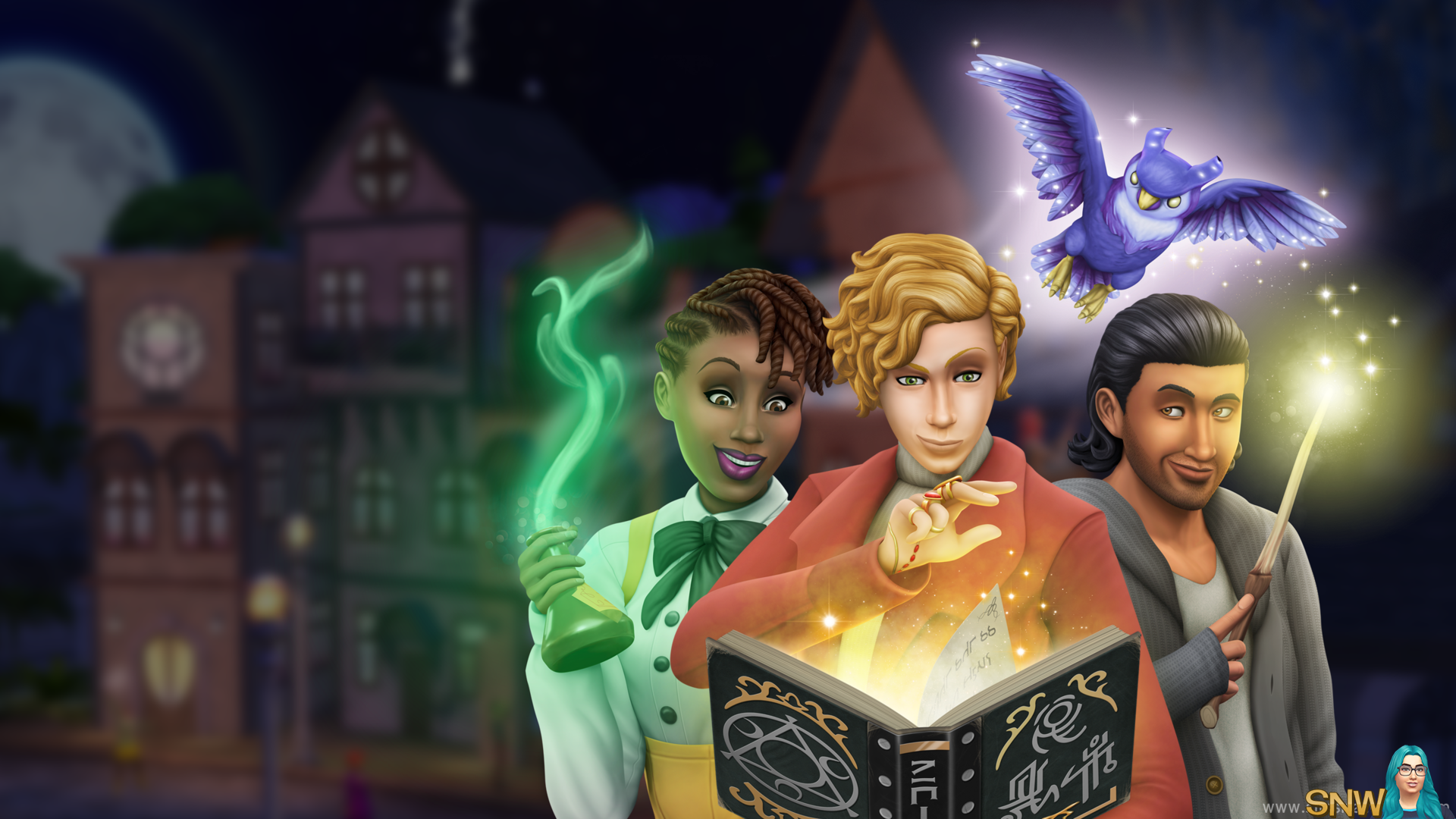 The Sims 4: Realm of Magic 2560x1440 widescreen wallpaper (right)