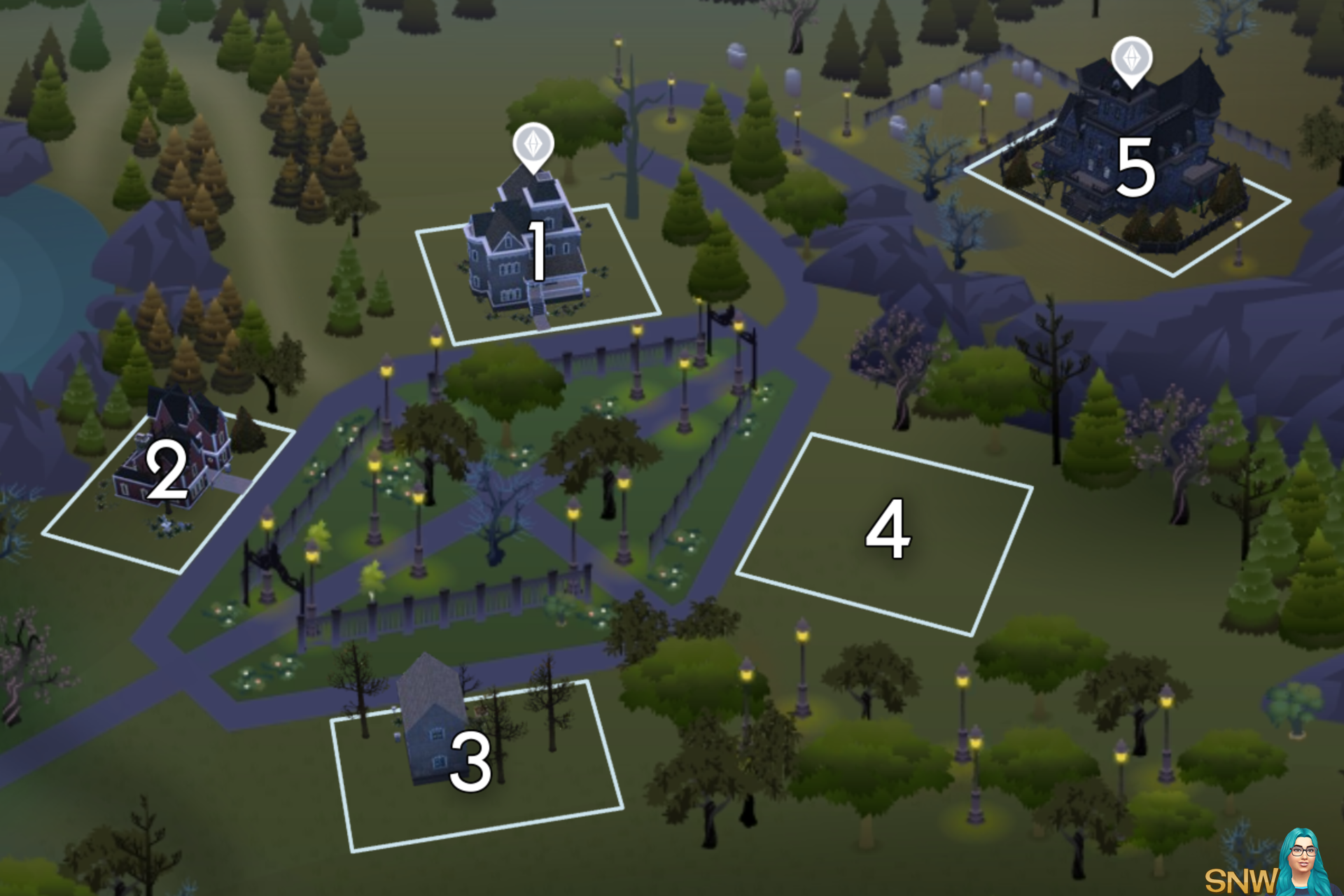 The Sims 4: Forgotten Hollow world The Sims 4: Forgotten Hollow world neighbourhood #1