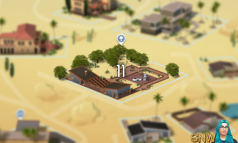 The Sims 4: Oasis Springs world neighbourhood #3