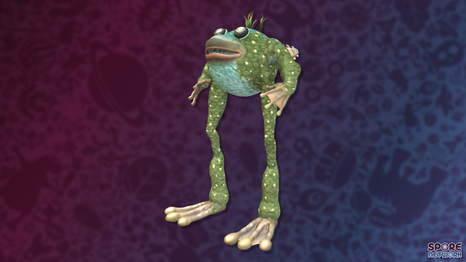 King Froggy Spore Creature by Rosana at SporeNetwork